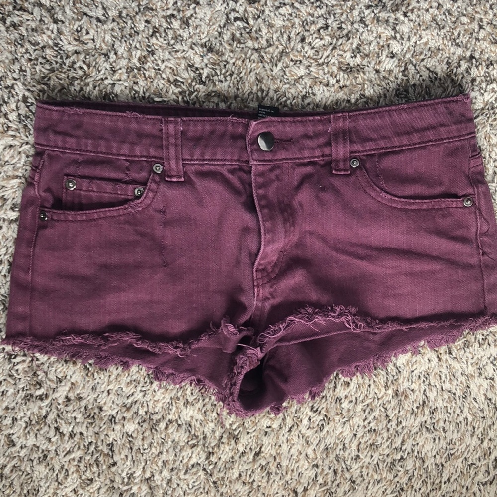 Denim shorts